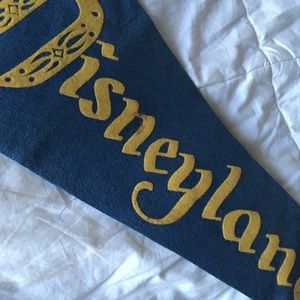 Vintage 60s Disneyland banner Disneyana